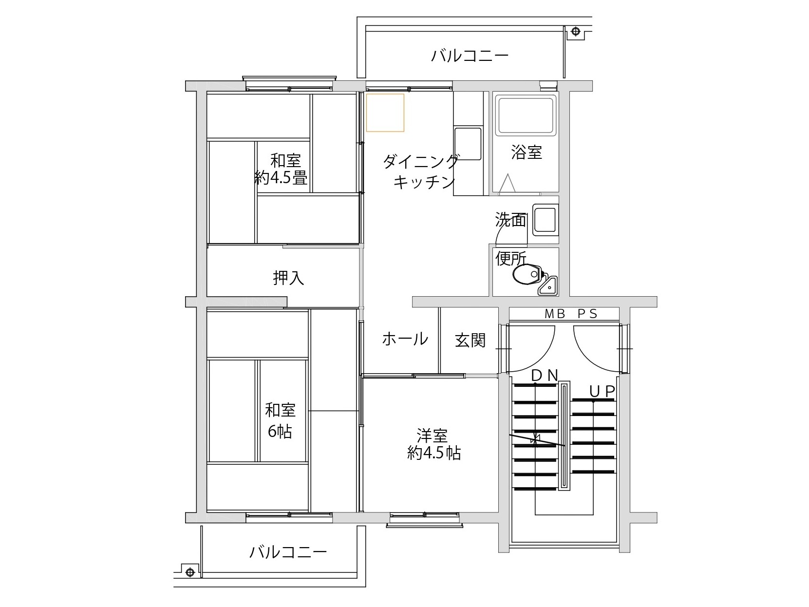 間取りの写真