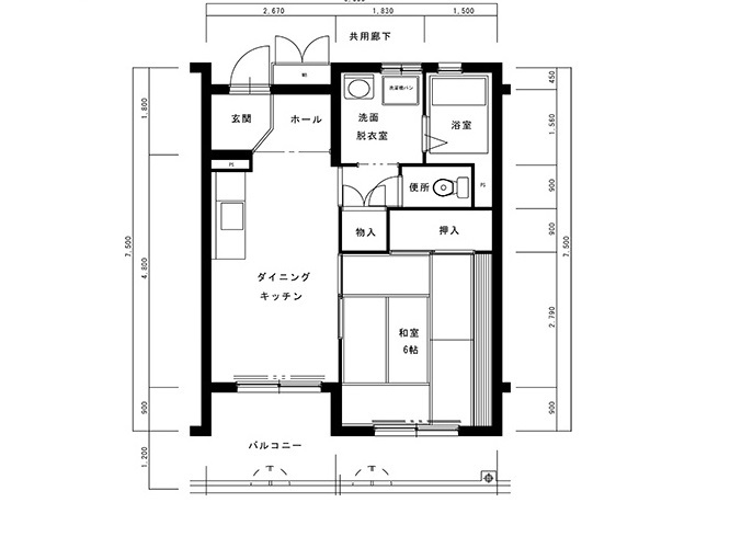 間取りの写真